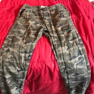 Camo cargo pants